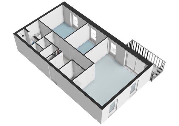 Floorplan - Galastraat 23, 1036 LA Amsterdam